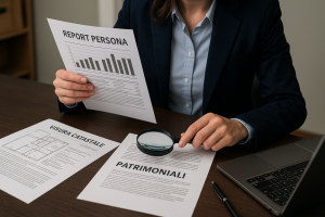 report persona indagine patrimoniale
