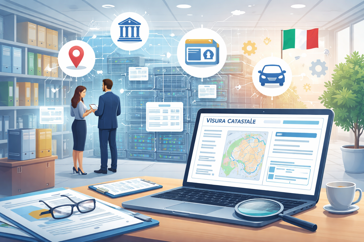 evoluzione dei servizi di visura in Italia